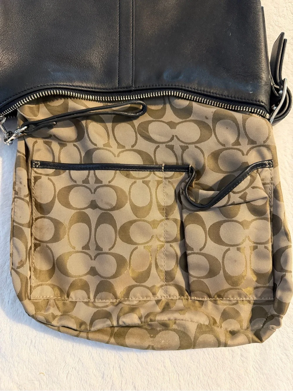 Black Coach Legacy Slim Hobo (Style 9326), a popular vintage Y2K handbag VGUC